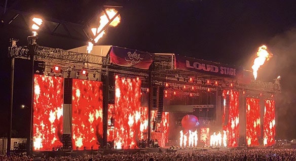 Stage and performance at Rolling Loud, the world’s largest hip-hop festival