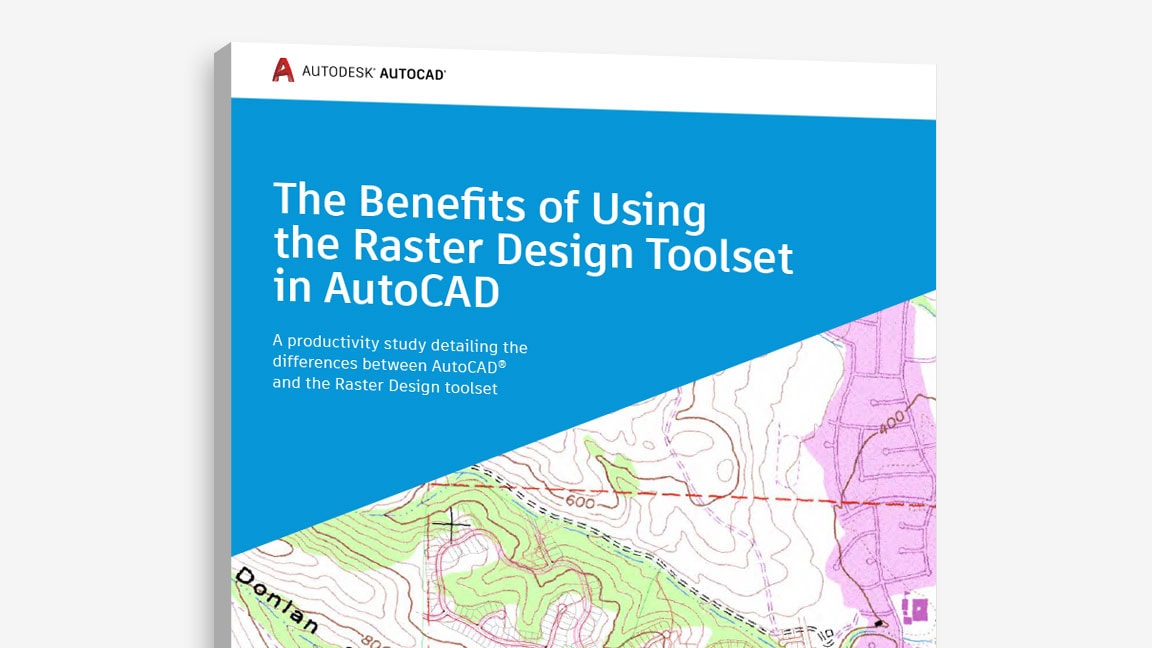 AutoCAD Raster Design工具组合优势