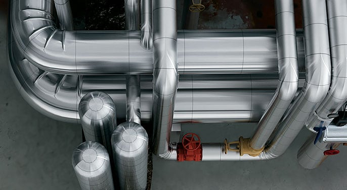 Cilinderleidingen in fabrieken