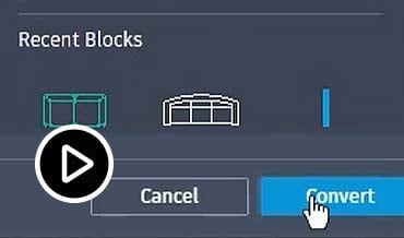 Video: Brief demo of Smart Blocks: Search and Convert feature in AutoCAD