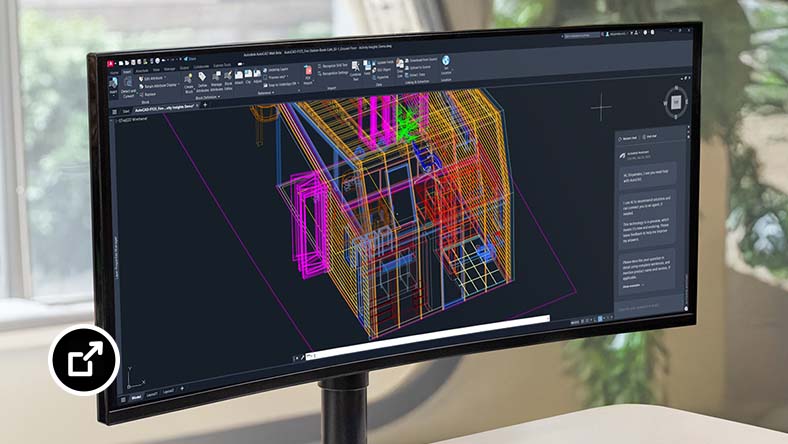 AutoCAD 3D wireframe 