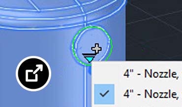 Dialog box with 3D modeling enhancements in AutoCAD Plant 3D 2026