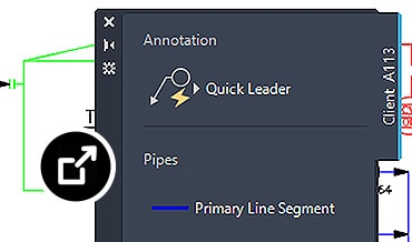 Collaboration workflow enhancements in an AutoCAD Plant 3D 2026 dialog box