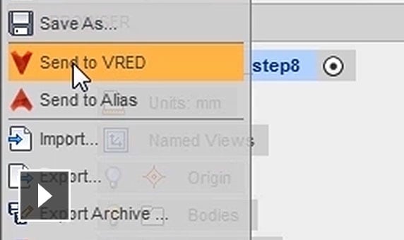 : Video: Move your data easily between Alias and VRED.
