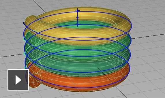 Video: Erstellen von Geometrien in Alias mit Freiform-Drehen, Zylinder und Spirale