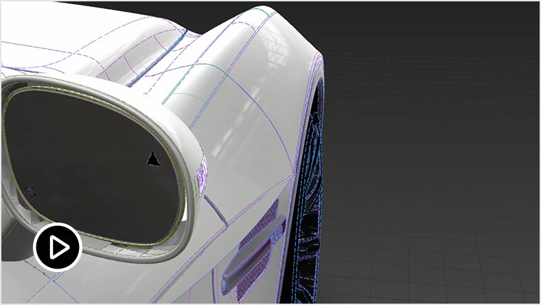 ビデオ：自動車のデザイン プロセスにおける Alias Surface のコンセプト