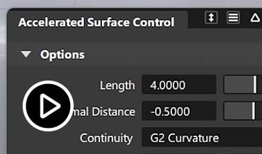 Better control of surfaces with the new modifier tools