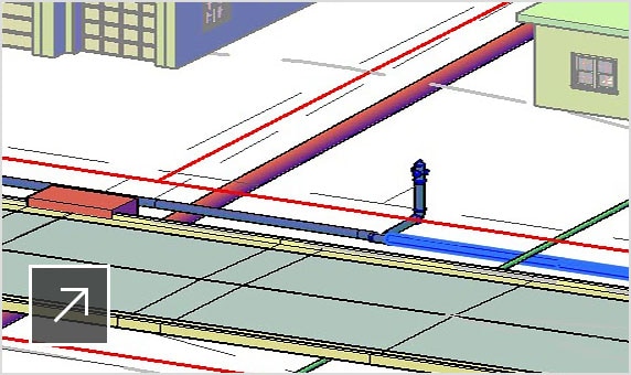 Civil 3D のプロジェクト エクスプローラでの圧力管ネットワークのワークフロー