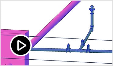 Video: Silent screencast showing use of the pressure pipe toolspace in Civil 3D
