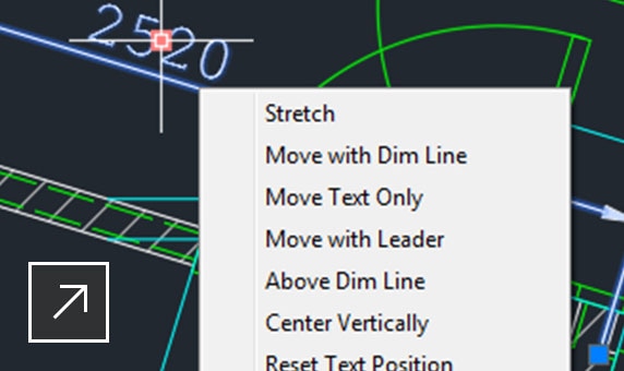 Easily reshape, move, or manipulate geometry with grip editing.