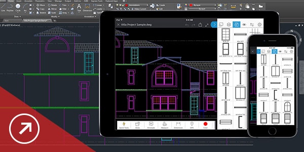 Share and use data from PDF and DGN files, Navisworks, Bing Maps, and AutoCAD mobile app