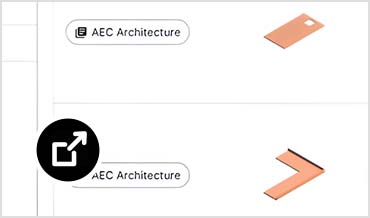 Screen image of content organized by tags