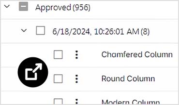Screen image of list of files