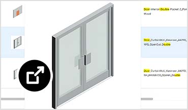 Screen image of small image previews in Content Catalog