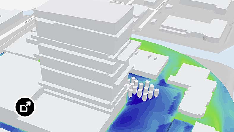 Microclimate analysis in Autodesk Forma