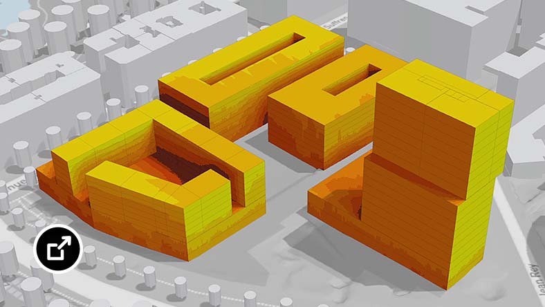 Solar Energy analysis in Autodesk Forma