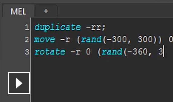 Video: MEL scripting