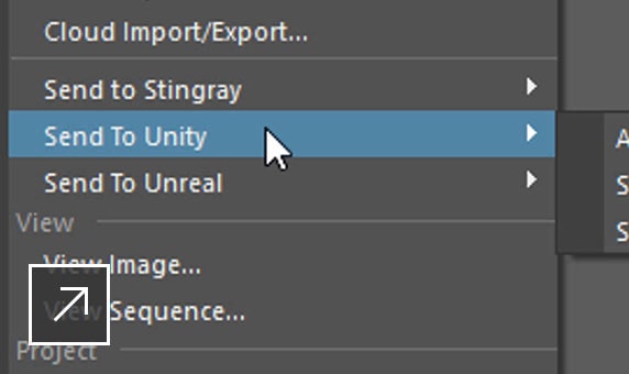 Direct export for Unity and Unreal 