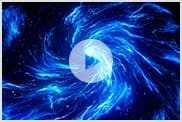 Blue cosmic vortex