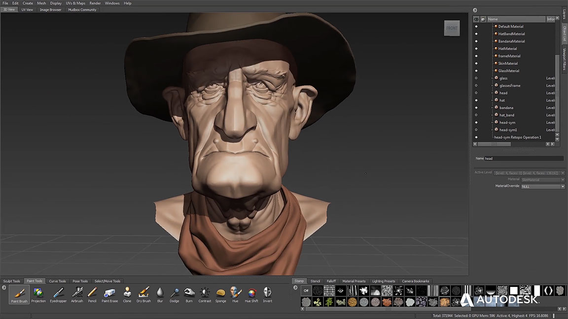 Mudbox | 3D Sculpting and Digital Painting Software | Autodesk