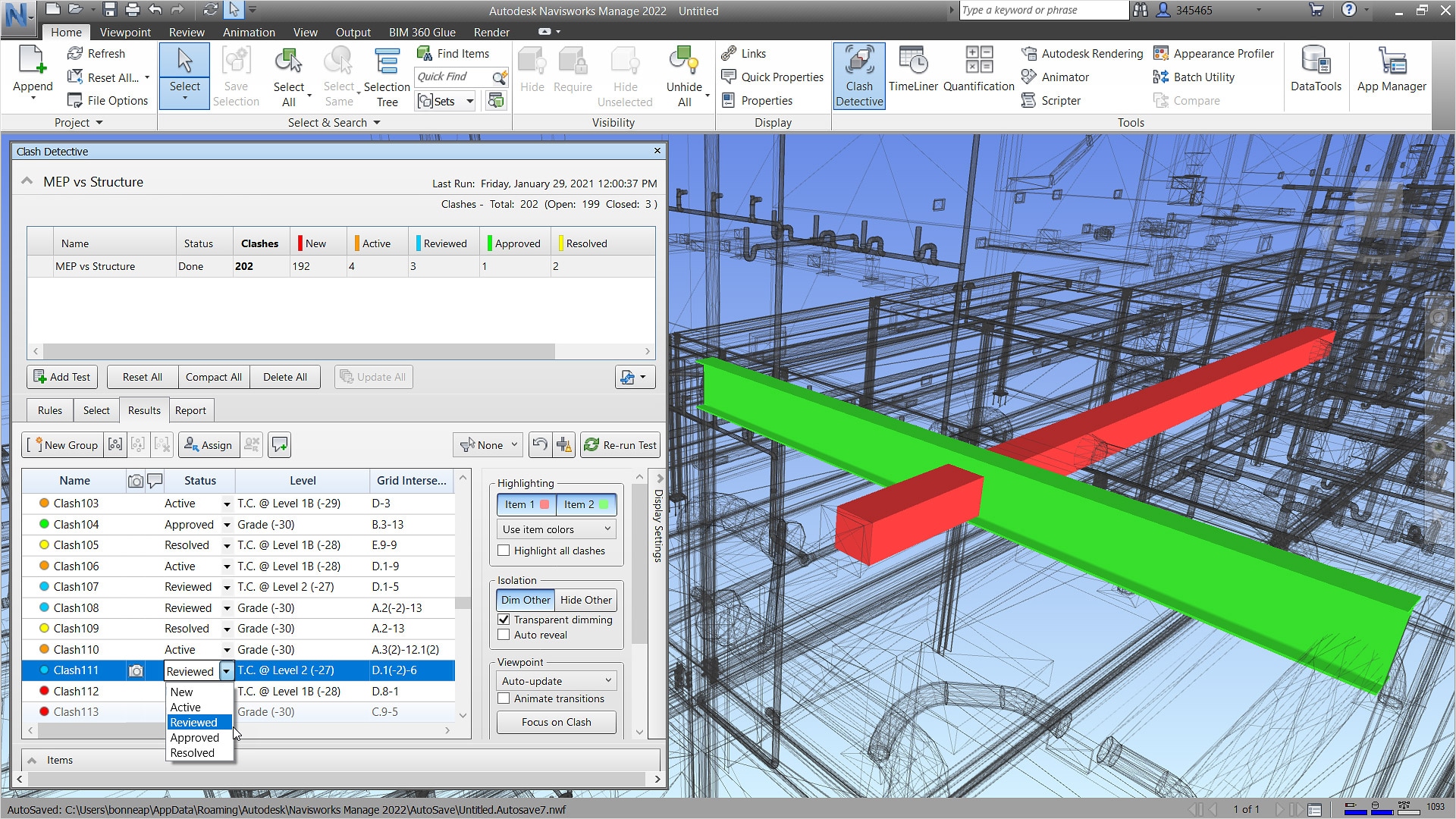 Autodesk Navisworks Freedom 2022.