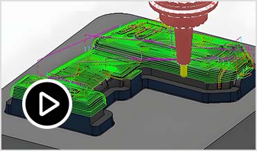 ビデオ：PowerMill の高度なパフォーマンスにより、一般的な CAM プログラミング作業を短時間で完了