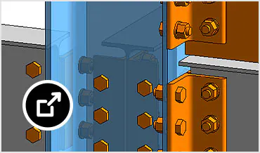 Steel fabrication drawing 