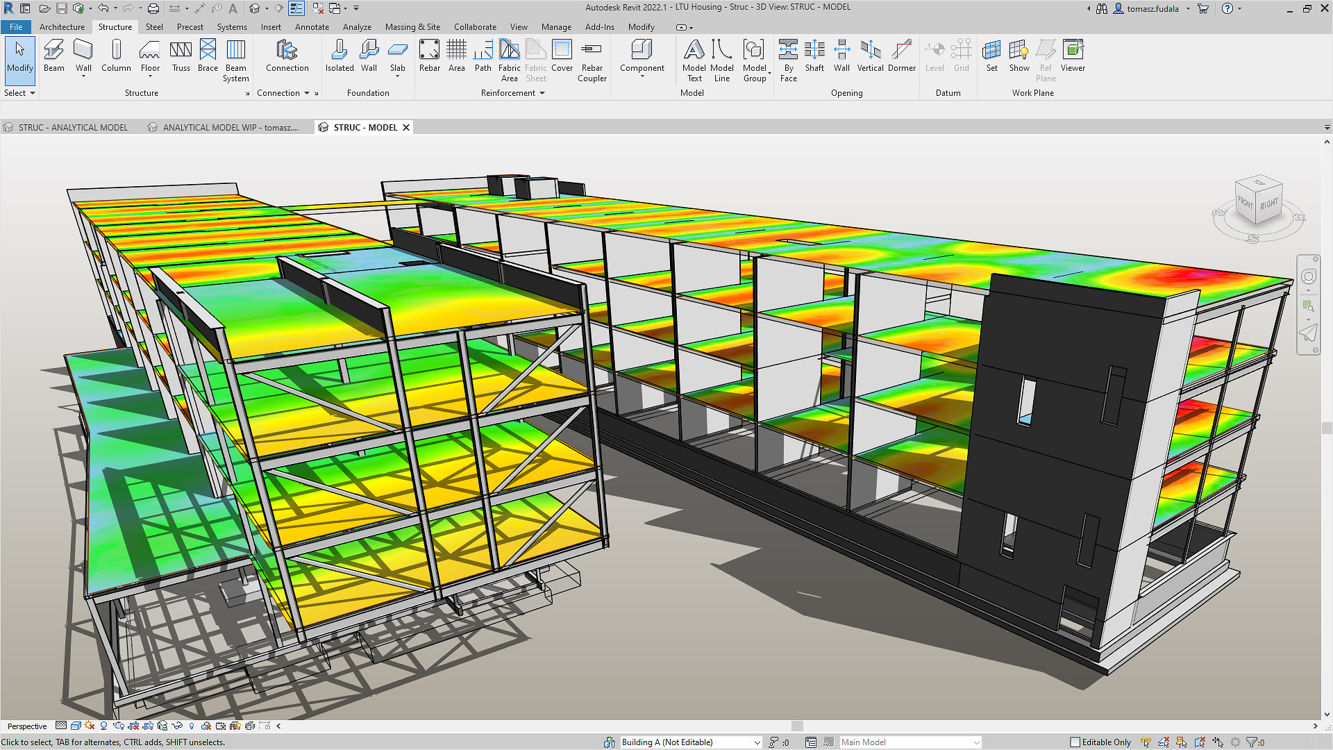 Организация диспетчера проекта в revit