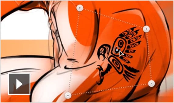 Distort transform tool