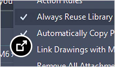 Vault screen shows copy design setting options.