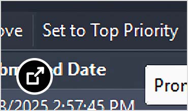 Vault screen shows job server queue.