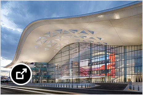 Rendering of entrance to Las Vegas Convention Center