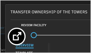 Transfer ownership of facility selected in Autodesk Tandem