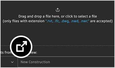Import data screen in Autodesk Tandem
