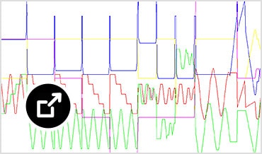 Interfaccia utente di CAMplete TruePath che mostra l'analisi del movimento della macchina CNC 