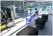 Virtual walk-through of the factory floor