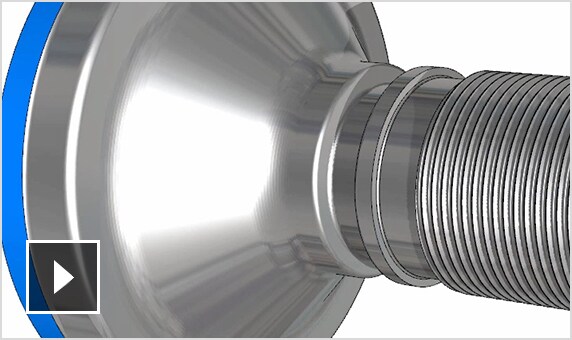 Video: Program your turning center, from basic turning and boring features to holes, groves, and threads