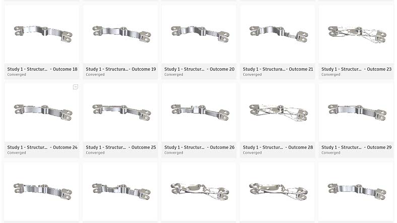 典型的な Fusion ツールパスによるパーツ加工のイメージ