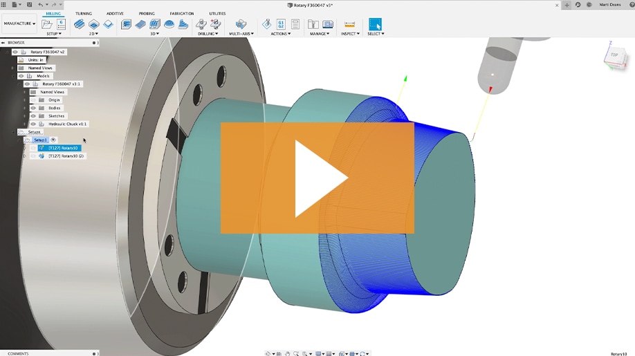 4th axis fusion 360