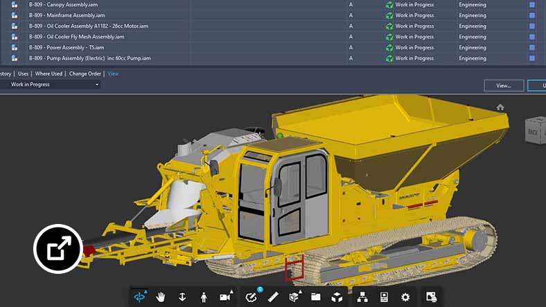 3D design in Autodesk Vault