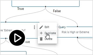 Video: Duplications of a decision tree, query, and action 