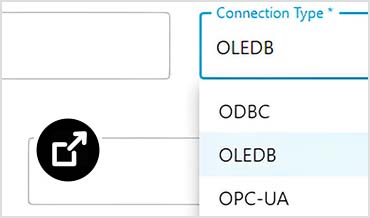 显示 OLEDB 集成的 Info360 Insight 界面 