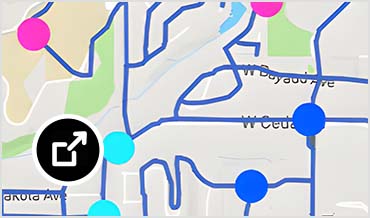 显示用于传感器可视化的热图的 Info360 Insight 界面