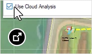 Cloud analysis feature in InfoDrainage