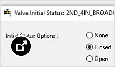 显示液压诊断报告的界面