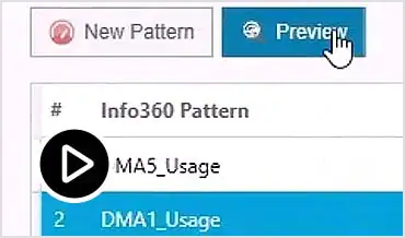 Interface showing Info360 integration