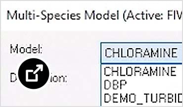 显示多种类模型的界面
