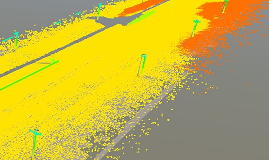 Use large amounts of data to establish a model of your project's existing environment