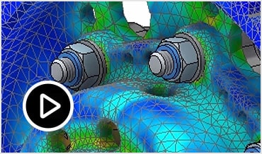 ビデオ：荷重条件の視覚化とボルト数の選択に役立つ 3D モデル