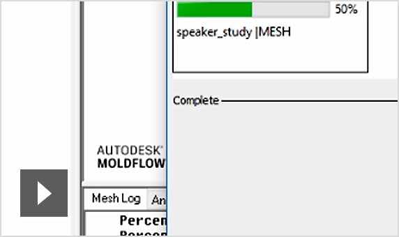 Improve your productivity by meshing and analyzing your model in one step. 